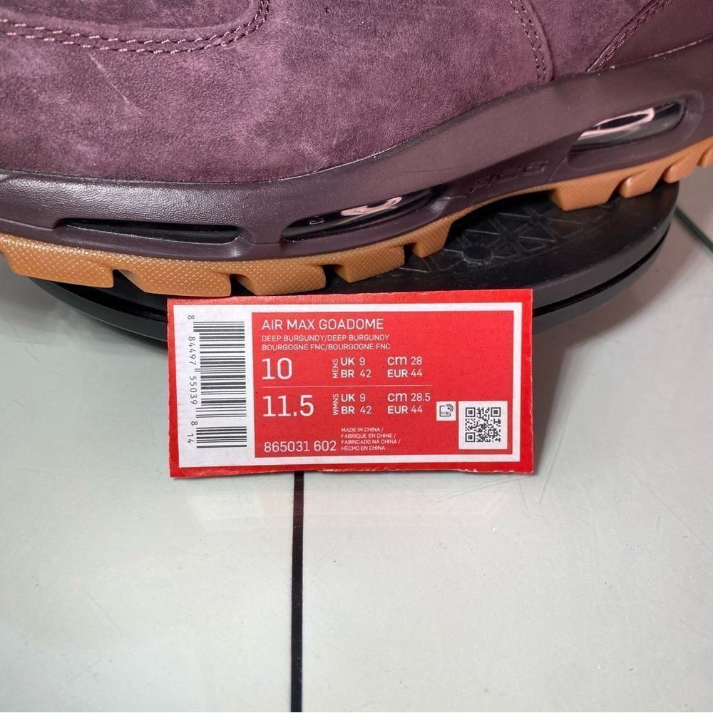🆕 Nike Air Max Goadome 'Deep Burgundy Gum' - Picture 11 of 12